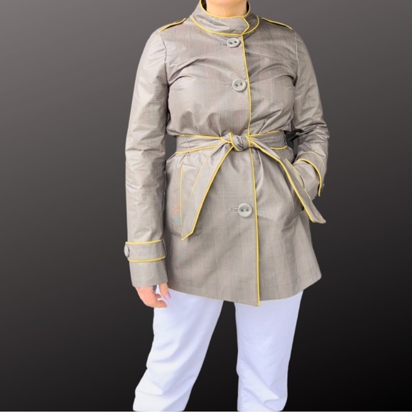 Carlisle grey/silver rain jacket size 4 - Picture 2 of 4